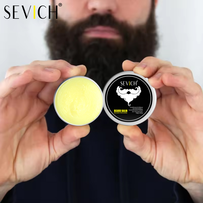 Beard Oil Growth - 남성용 SEVICH 천연 수염 밤 왁스