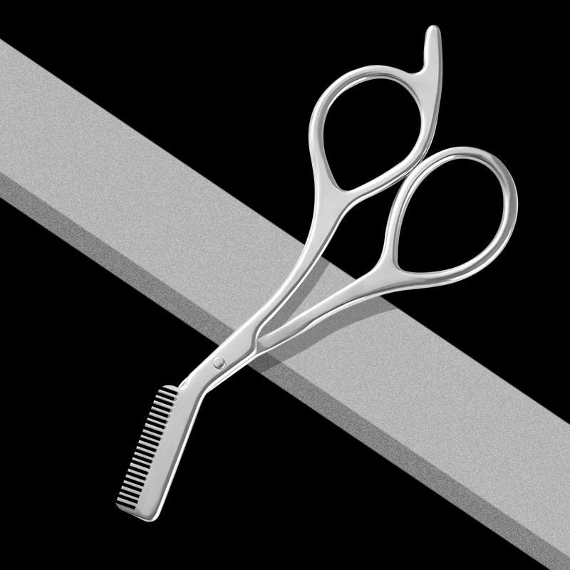 Men'S Grooming Eyebrow Trimming - 빗이 달린 스테인리스 스틸 눈썹 다듬기
