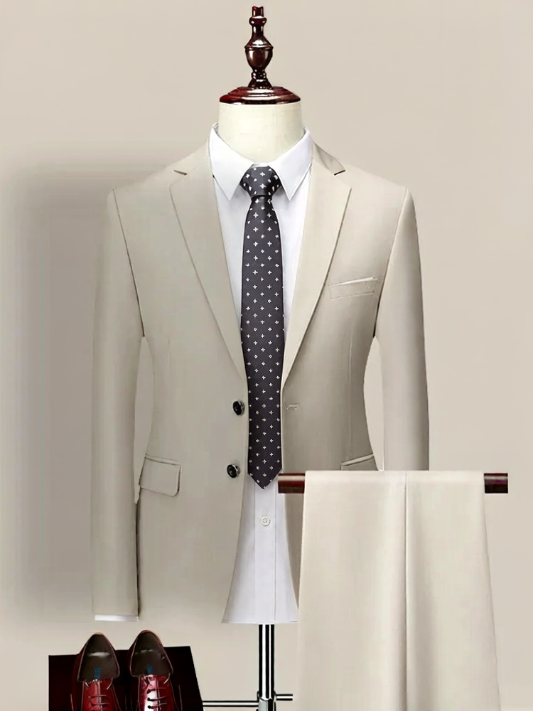 Men'S Grooming Brands - 14컬러 M-6XL (자켓+조끼+바지) 고급 브랜드 정장