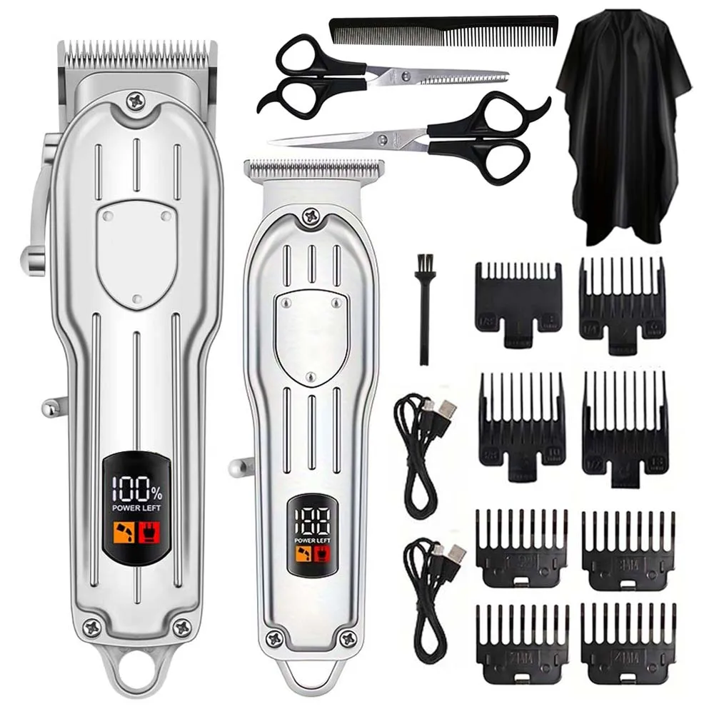 Mens Grooming Tools - 전기 헤어 클리퍼 디지털 디스플레이 다기능
