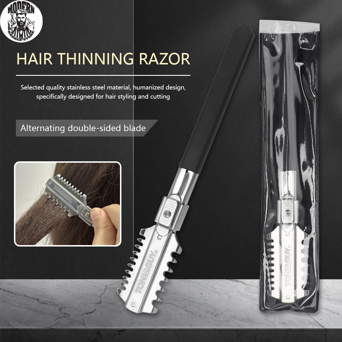 Men'S Grooming Shaver - 살롱 이중날 면도기 이발칼 수동 헤어