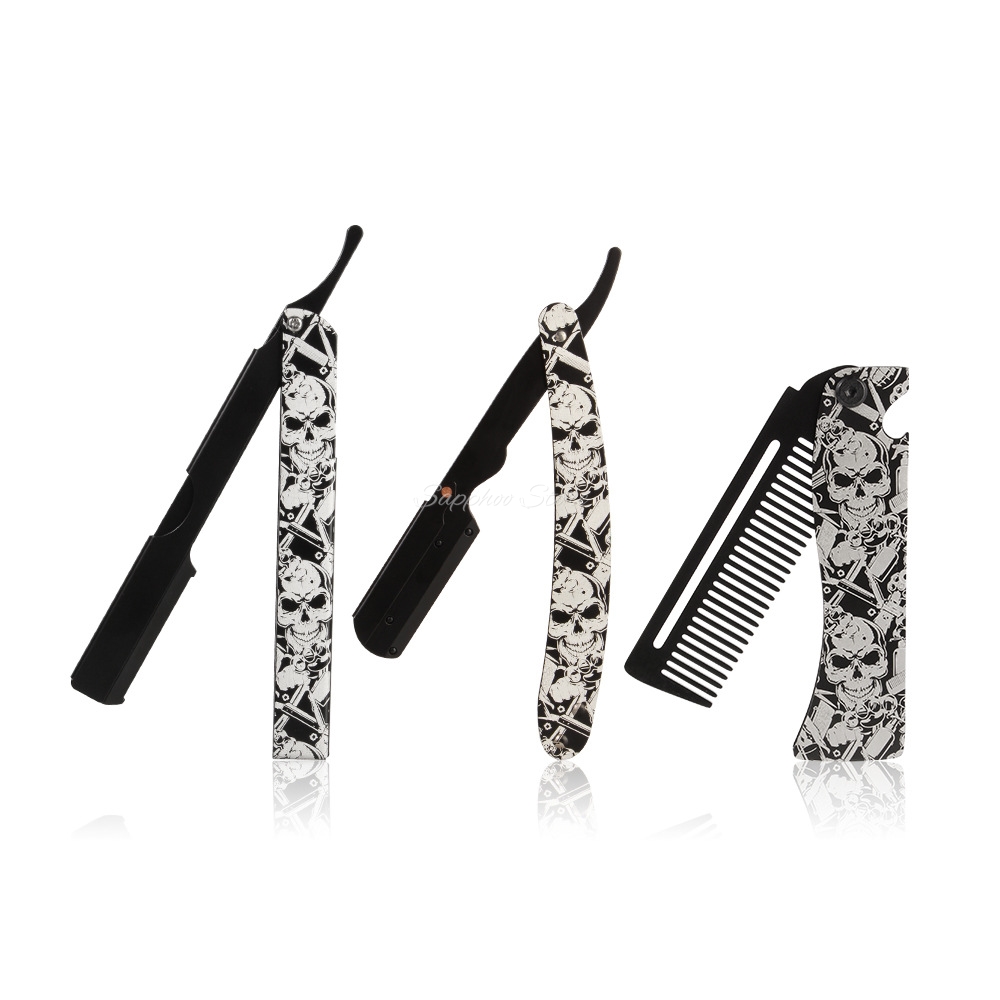 Men'S Grooming Underarm - 2026 바버 폴딩 스트레이트 면도기 세트