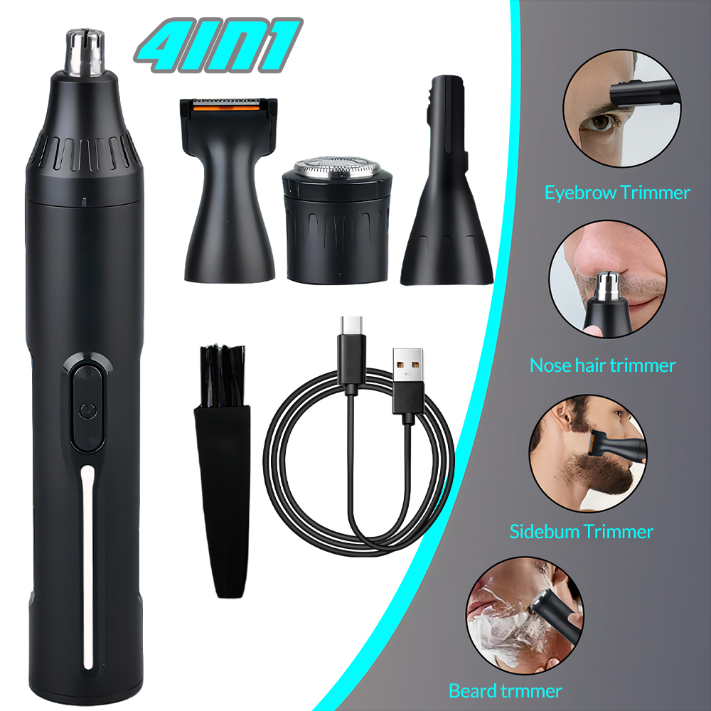 Men'S Grooming Eyebrow Trimming - 휴대용 4 in 1 남성용 페이셜