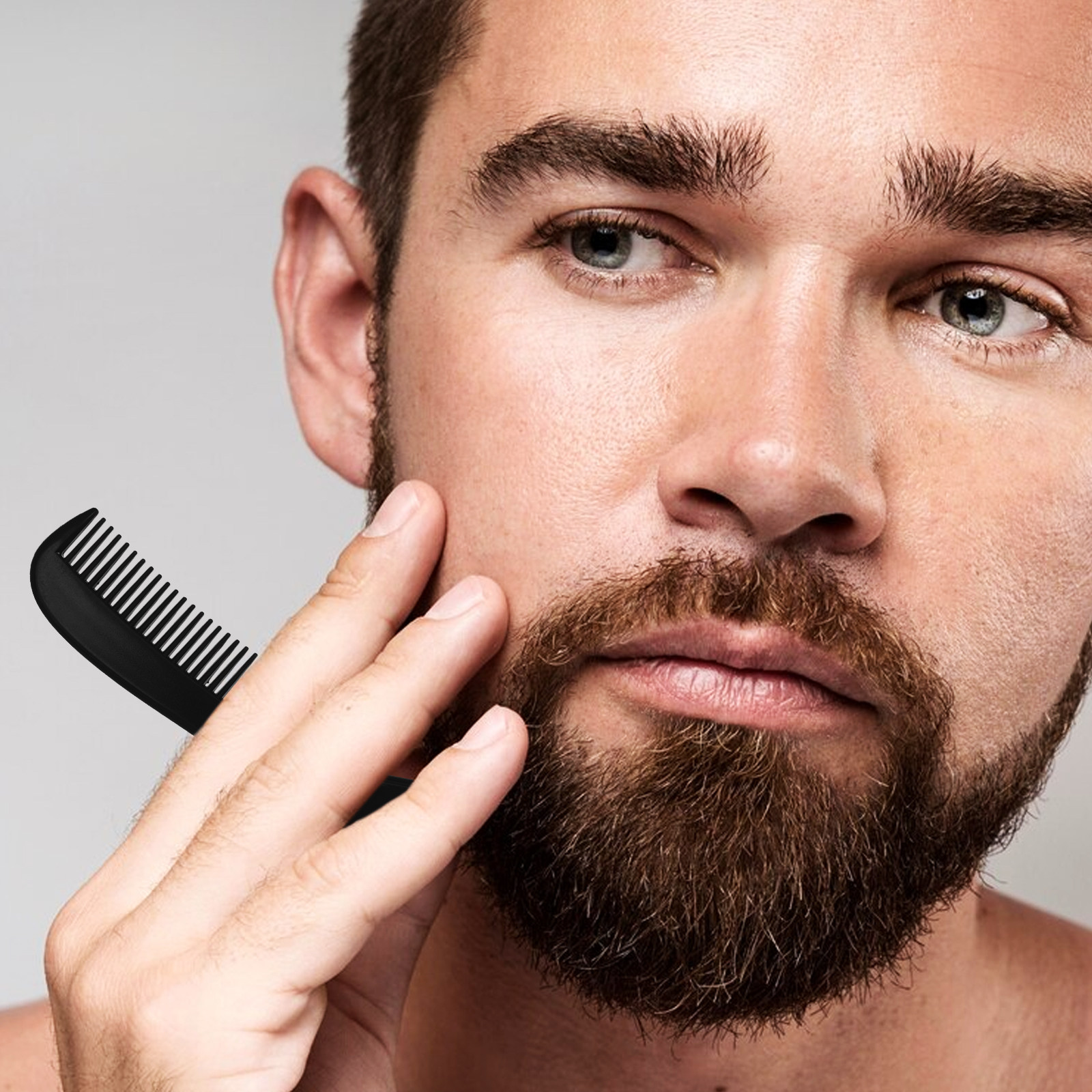 남성용 소형 턱수염 빗 10개 세트, 구멍이 없는 디자 - Mens Grooming Tools 리뷰 및 가격