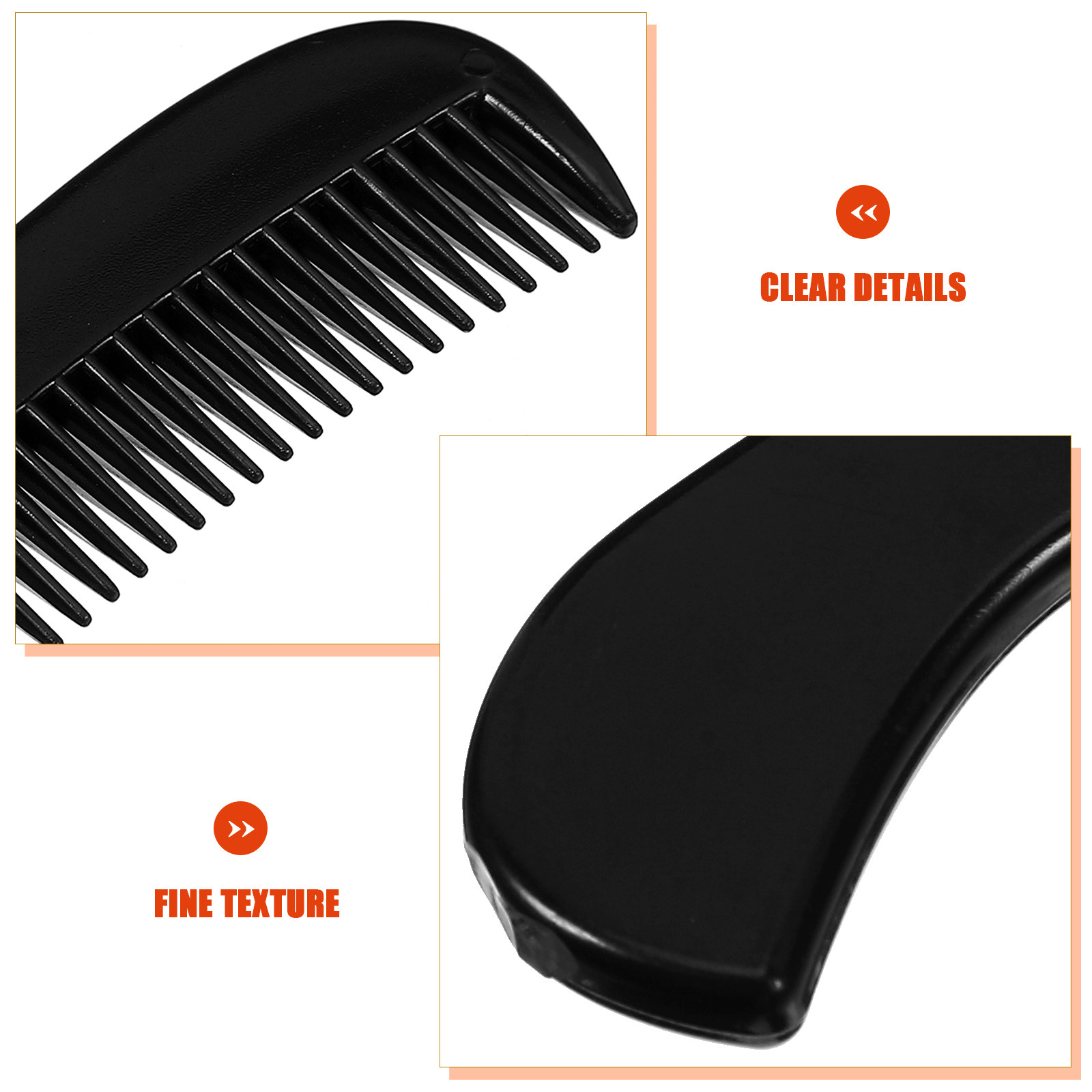 남성용 소형 턱수염 빗 10개 세트, 구멍이 없는 디자 - Mens Grooming Tools 리뷰 및 가격