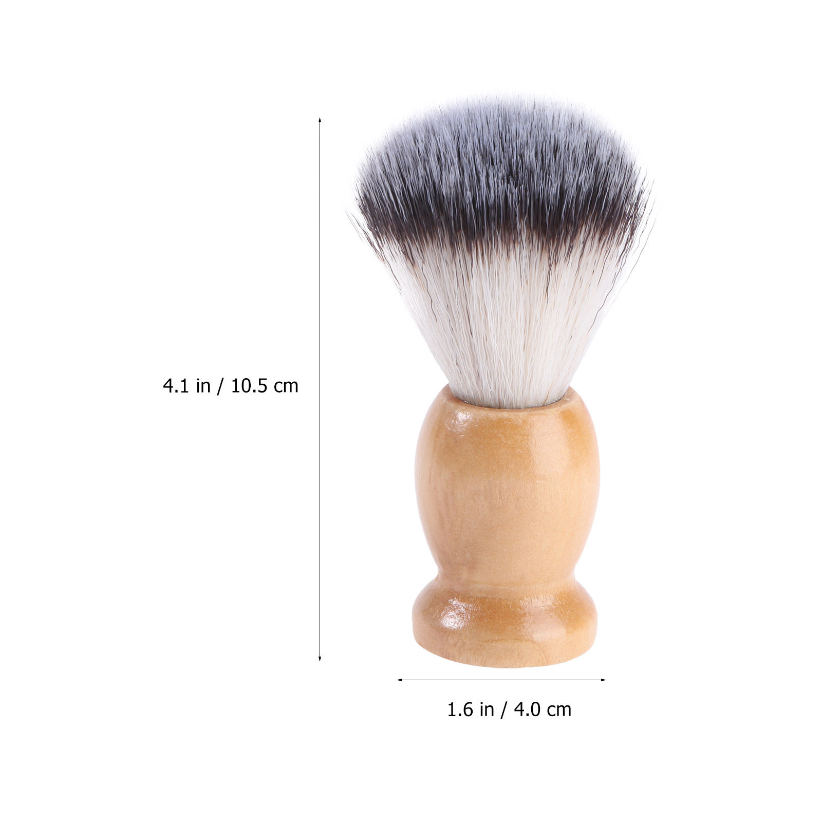남성용 인조 나일론 브러시, 나무 손잡이, 중간 정도의 - Mens Grooming Tools 리뷰 및 가격