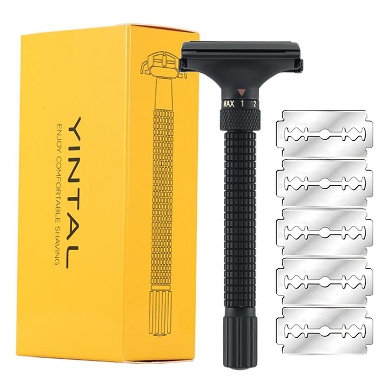 정밀 조절 남성용 면도기 - 이중날 안전 버터플라이 황 - Men'S Grooming Underarm 리뷰 및 가격