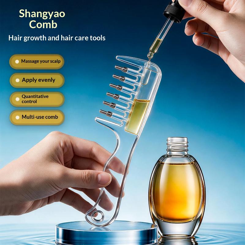 유니섹스 에센셜 오일 도포 마사지 빗, 내장형 액체 저 - Beard Oil Growth 리뷰 및 가격