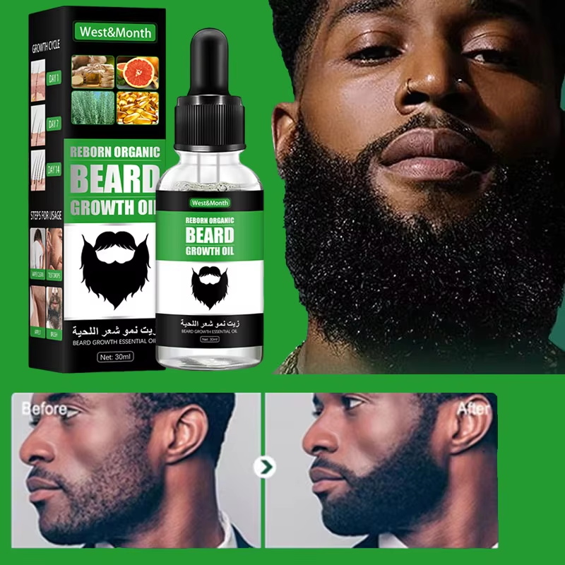 빠른 효과의 천연 성숙 남성 수염 성장 에센스 오일,  - Beard Oil Growth 리뷰 및 가격