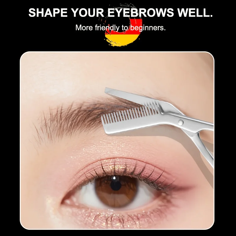 빗이 있는 스테인리스 스틸 눈썹 다듬기 가위, 남녀 공 - Men'S Grooming Eyebrow Trimming 리뷰 및 가격