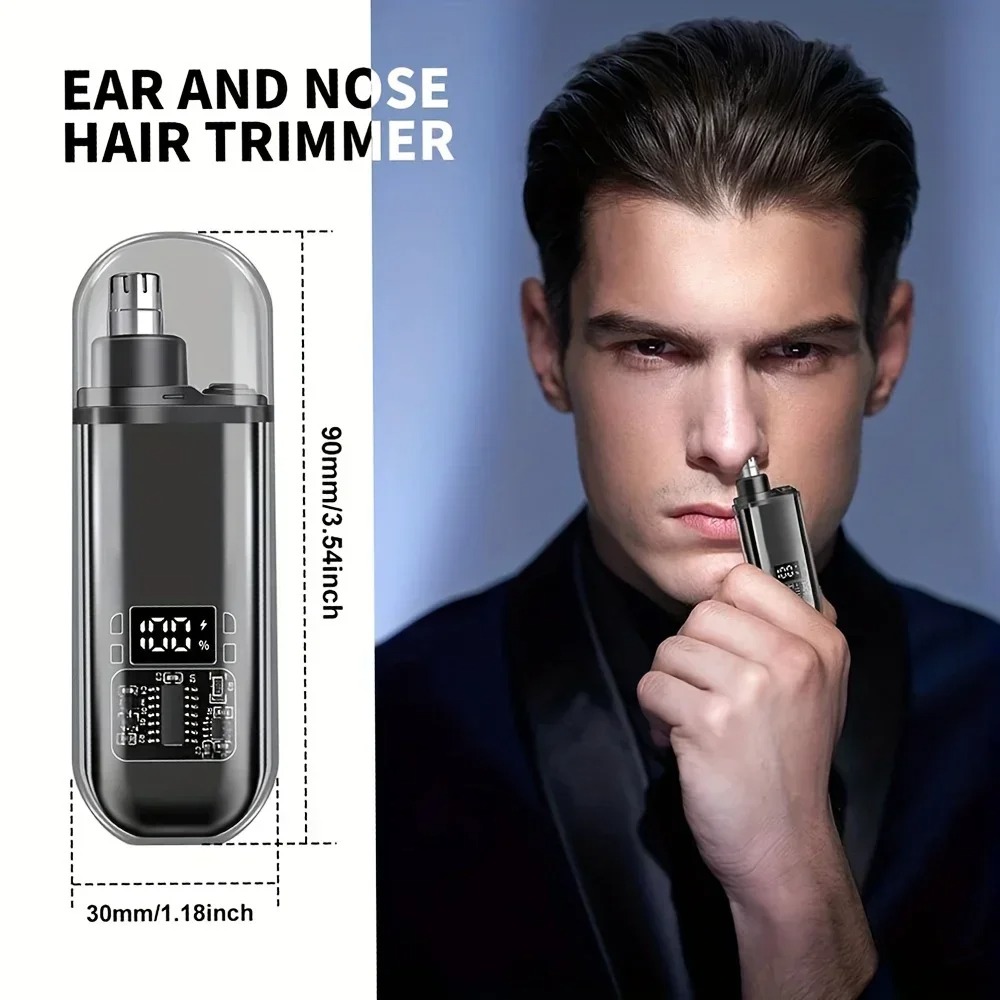 남성용 코 귀털 트리머 USB 고속 충전 휴대용 컴팩트 - Men'S Grooming Salon 리뷰 및 가격